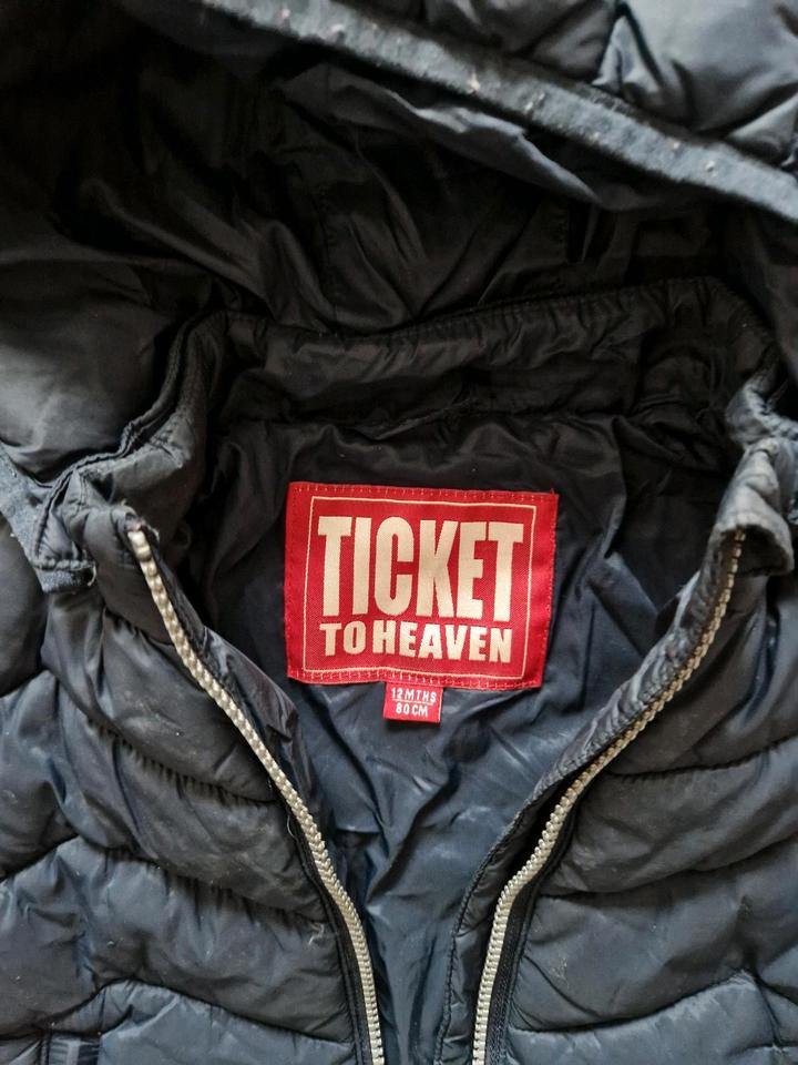 Ticket to Heaven Daunenjacke, Winterjacke,Blau,Gr. 80, 12 Monate, in Bad Homburg