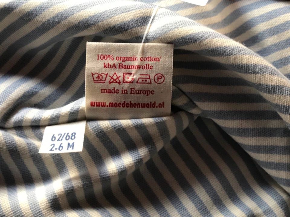 KBK Jacke gefüttert 100% Organic cotton / kbA Baumwolle blau NEU in München