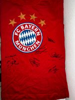 FC Bayern Tshirt mit sechs Unterschriften Bayern - Denkendorf Vorschau