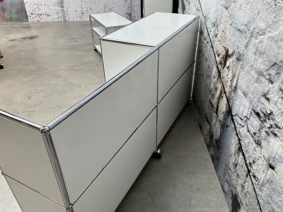 USM Haller Sideboard Schuhschrank Bank weiss Klappen in Stuttgart