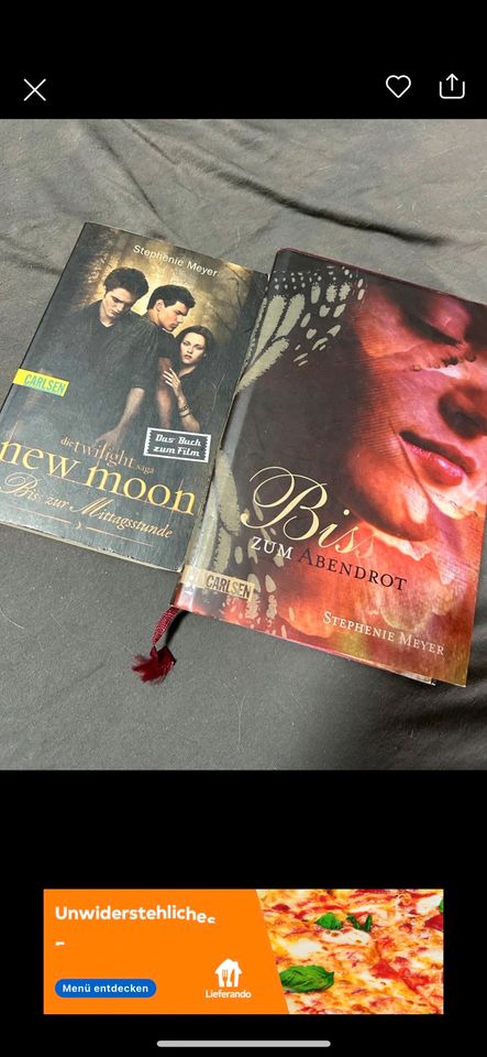 Twilight DVDs und Bücher in Kropp