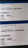 2 × Lebanon Hanover Konzert Ticket 25.01.2025 Köln Baden-Württemberg - Schwetzingen Vorschau