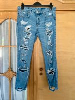 H&M Boyfriend low waist ripped jeans hose Damen blau Größe 42 XL Bayern - Bayreuth Vorschau