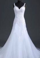 Romantik-Fachion Brautkleid Hochzeitskleid weiß Größe 44 Münster (Westfalen) - Mecklenbeck Vorschau