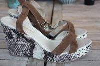 Keilsandalen/Wedges/HighHeels, Gr. 40, Animalprint - NEU! Rheinland-Pfalz - Laumersheim Vorschau