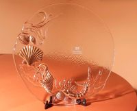 Glas Teller italienisches Gold - Design, Servierteller 36cm Berlin - Gatow Vorschau