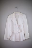 Givenchy Blazer Jacke weiß weiss Anzugjacke Jackett 36 S Etui Wandsbek - Hamburg Jenfeld Vorschau