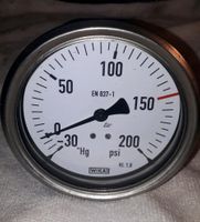 2x Manometer Barometer PSI Wika Nordrhein-Westfalen - Siegen Vorschau