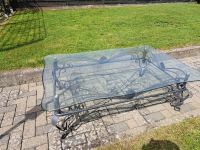 Gartentisch massiv Tisch Glas Metall Wohnzimmertisch Saarland - Kirkel Vorschau