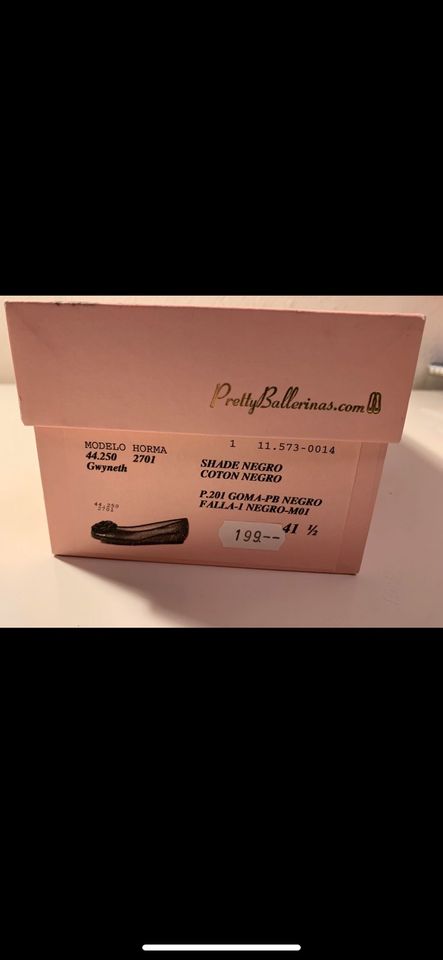 Ballerinas Leder schwarz Pretty Ballerinas Gr. 41,5 NEU NP 199€ in Bad Honnef