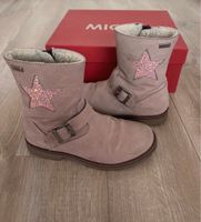 Micio Leder Stiefeletten gefüttert rosa Glitzer Gr. 33 Bayern - Königsbrunn Vorschau