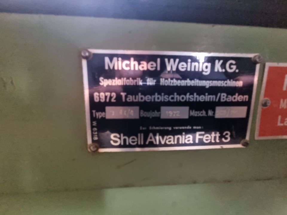 Hobelmaschine Vierseiter Weinig Hobelautomat, Kehlautomat in Wertingen