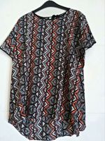 Bluse/ Shirt Gr.  XL,  schwarz, weiss, Orange gemustert, C & A Nordrhein-Westfalen - Ense Vorschau