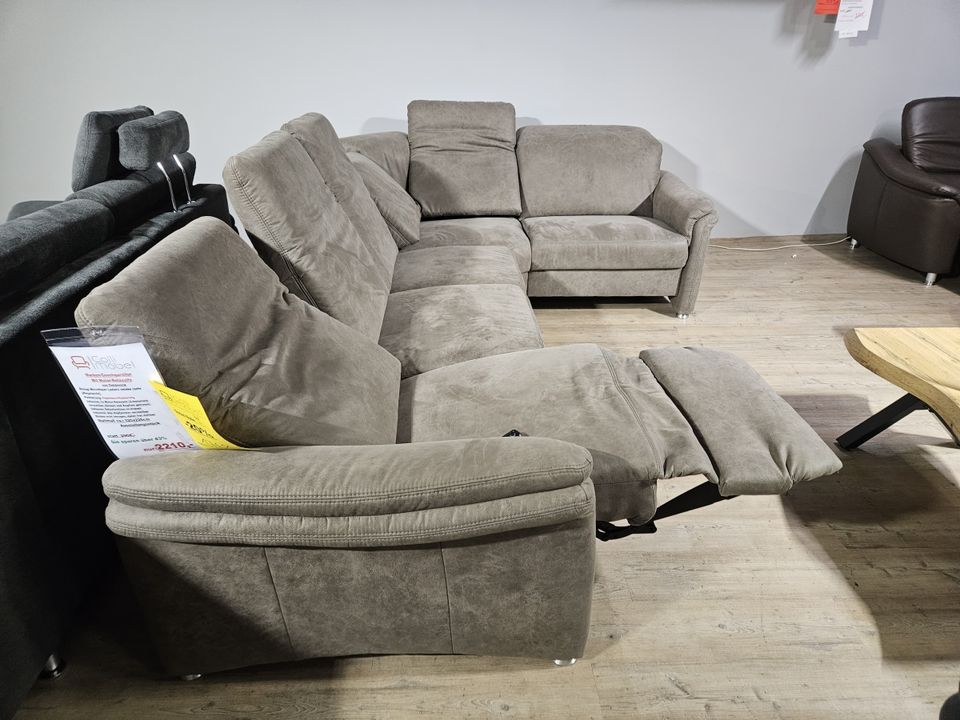 NEU Wohnlandschaft Couch Sofa Wall Away Relaxsitz Motor elektrisc in Voerde (Niederrhein)