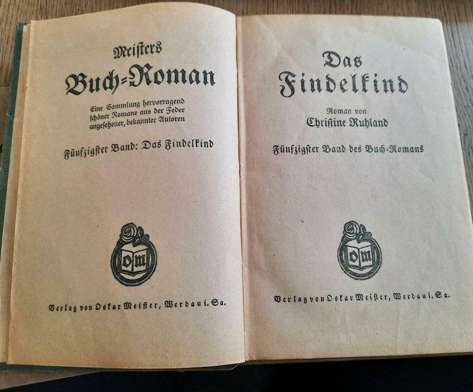 Antiquarisches Buch "Das Findelkind" 1920, Ch. Ruhland in Gröbenzell