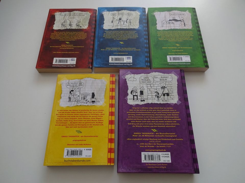 Gregs Tagebuch Band 1-5, Bücher, Jeff Kinney in Berlin