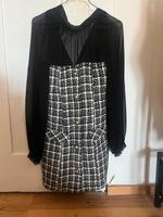 Bouclé Kleid Zara schwarz weiß Neuhausen-Nymphenburg - Neuhausen Vorschau