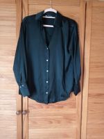 Satin Bluse schwarz Bayern - Schwabsoien Vorschau