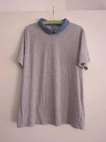 Cos Shirt T-Shirt Bunikragen grau blau M 38 Leipzig - Kleinzschocher Vorschau