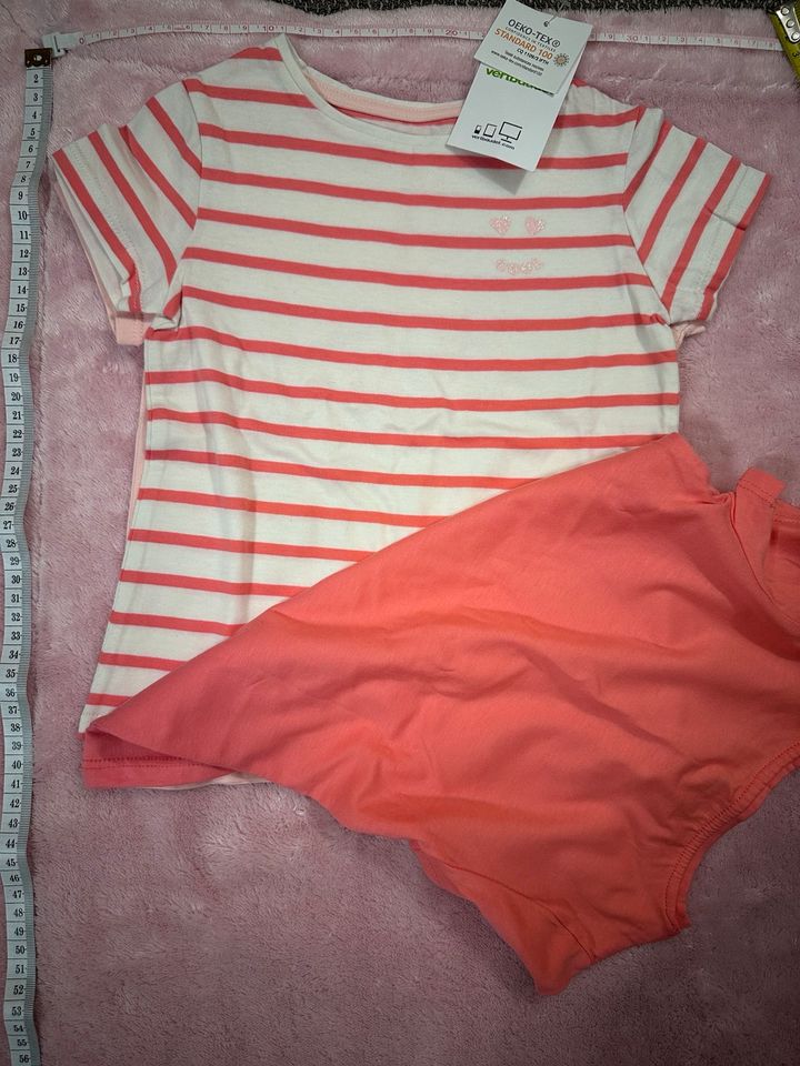 Vertbaudet T-Shirt Sommer Set Neu 98 104 Mädchen rot glitzer in Braunschweig