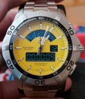 Tag Heuer Aquaracer CAF 1011 Chronotimer, gelb, Saphir, WR300m, Schleswig-Holstein - Kiel Vorschau