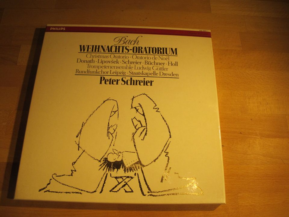 Bach Weihnachtsoratorium P. Schreier Vinyl Schallplatte in München