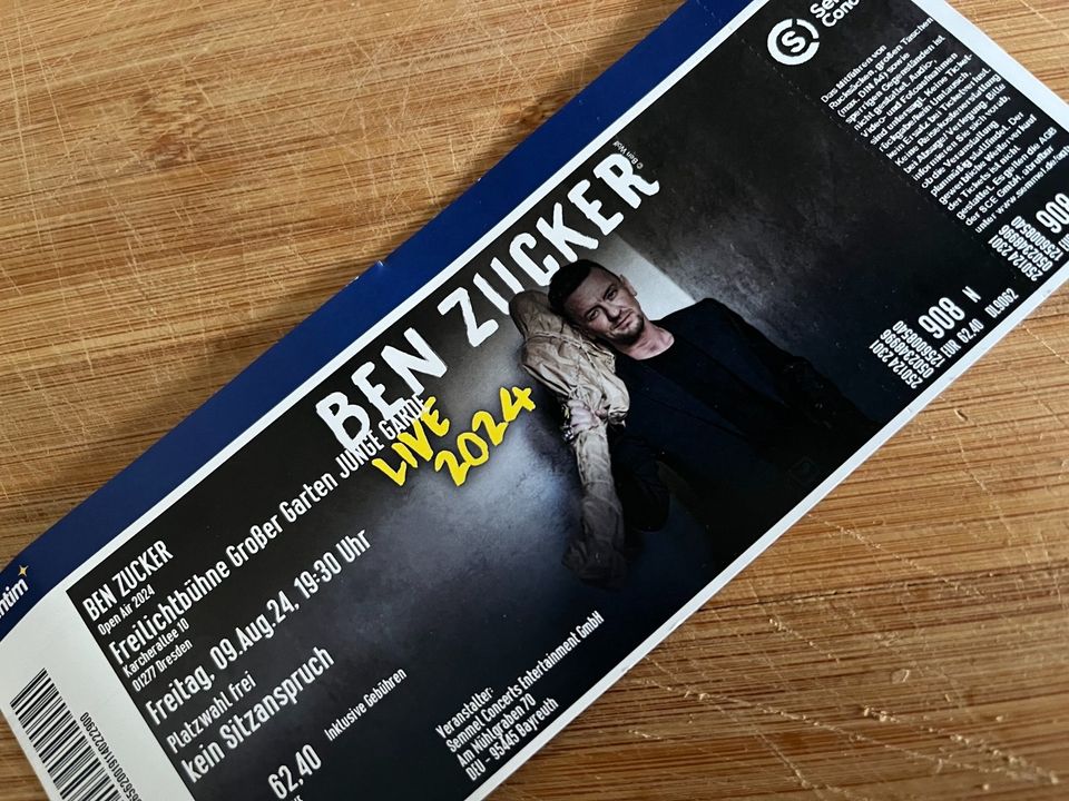 Ben Zucker Ticket Dresdem in Pirna