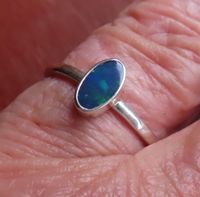 Ring Silber mit Opal 18,3mm #1B15 Köln - Bayenthal Vorschau