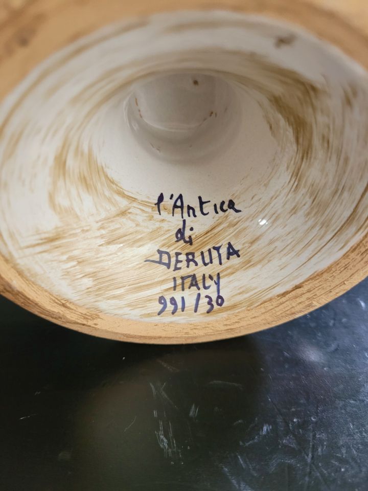 Apothekergefäß Keramik mit Deckel L'Antica di Deruta Italien in Ulm