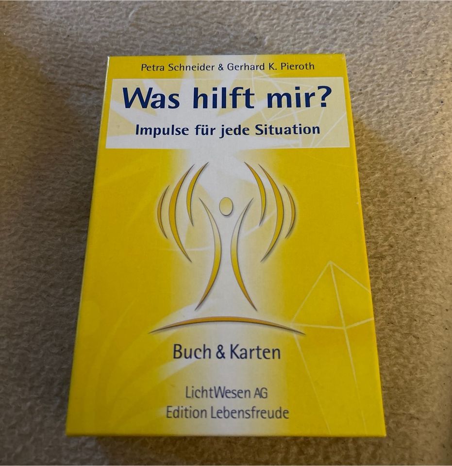Engelimpulskarten Set mit Buch -  „Was hilft mir?“ in Cottbus