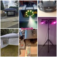 Vermietung Party Set Pavillon Nebelmaschine Licht Set Geburtstag Nordrhein-Westfalen - Gelsenkirchen Vorschau