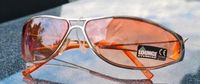 Vintage Sonnenbrille Orange Gläser UV 400 cat 1  geteilte Bügel Nordrhein-Westfalen - Solingen Vorschau