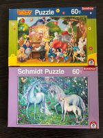 2 Puzzle á 60 Teile Benjamin Blümchen / Einhorn Euroshop 1,50€ Bayern - Rimpar Vorschau