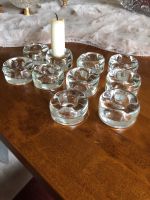 Vintage Unbenutzt: 10x Glas Kerzenständer 10€ Niedersachsen - Löningen Vorschau