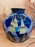 Japanische Vase blaue Quaste Hessen - Rüsselsheim Vorschau