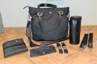 Wickeltasche LÄSSIG Mix'n Match Bag Demin Black mit viel Zubehör Hessen - Riedstadt Vorschau