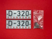 Mc Cormick D-320 Standard Emblem / D-320 Plakette / D-320 / IHC Niedersachsen - Uplengen Vorschau