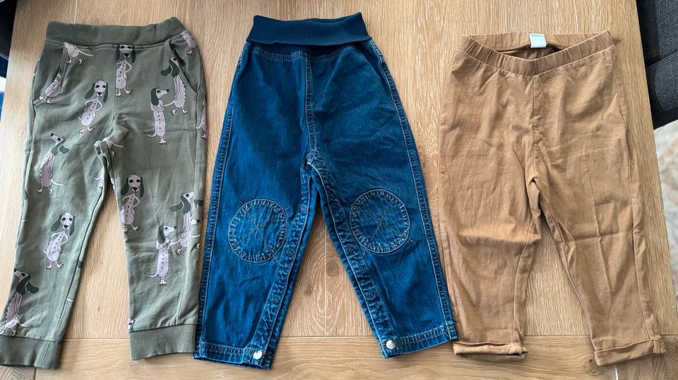 3 Hosen/ Jeans in Größe 92 v. Name It, Hessnatur, H&M in Biederitz