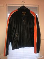 Herren Motorradjacke schwarz/orange im Harley-Look Gr. L (48/50) Berlin - Tempelhof Vorschau