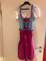 Tracht Dirndl Distler 32 Pink blau mit Bluse Baden-Württemberg - Deggingen Vorschau