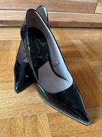 Stilettos Schwarz Lack Vintage Bayern - Stadtbergen Vorschau