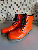 Tom Tailor Boots Stiefelette Orange Lack 41 Bayern - Ingolstadt Vorschau