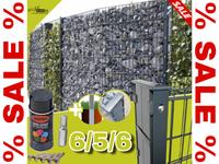 Steinwand Zaun gabionen Set 1,63x15m Ral 7016 Steinkorb 656 Neu Nordrhein-Westfalen - Olfen Vorschau