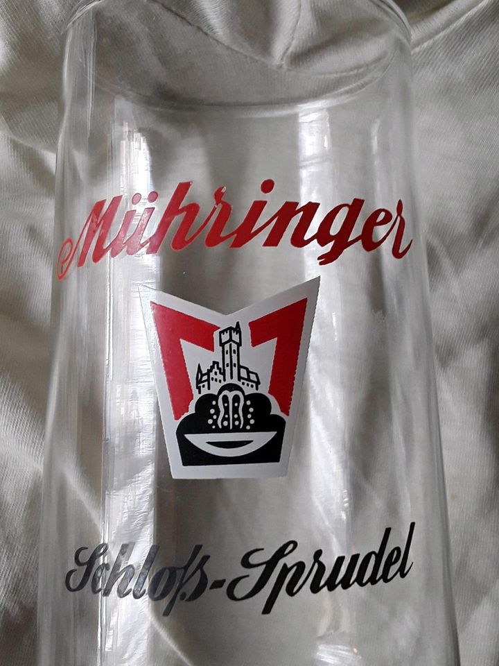 Historisches Glas Mühringer Schloss Sprudel 0,5 Liter aus Erbscha in Weinstadt