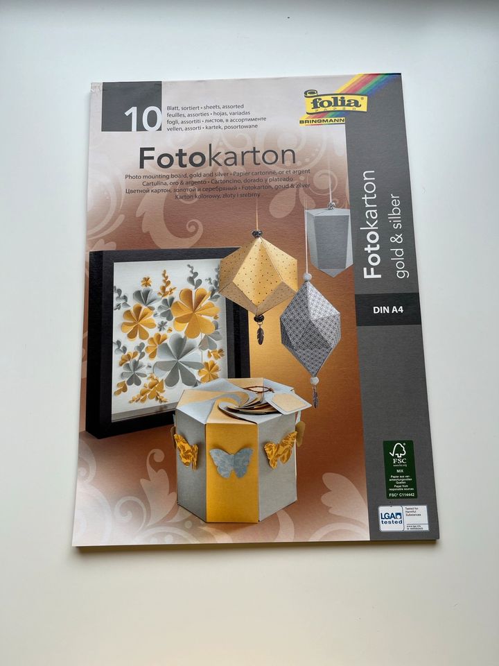 Fotokarton Gold und Silber Folia in Berlin