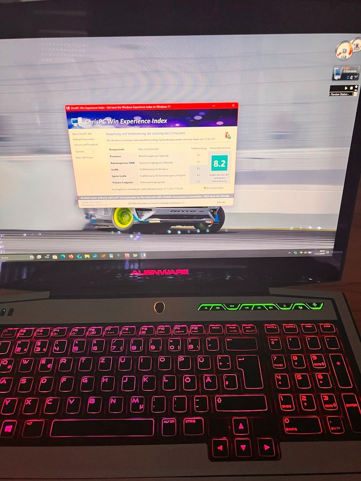 Notebook Dell Alienware 17R4 GTX Gamer 17“ DDR Corsair Win11 Pro in Siegburg