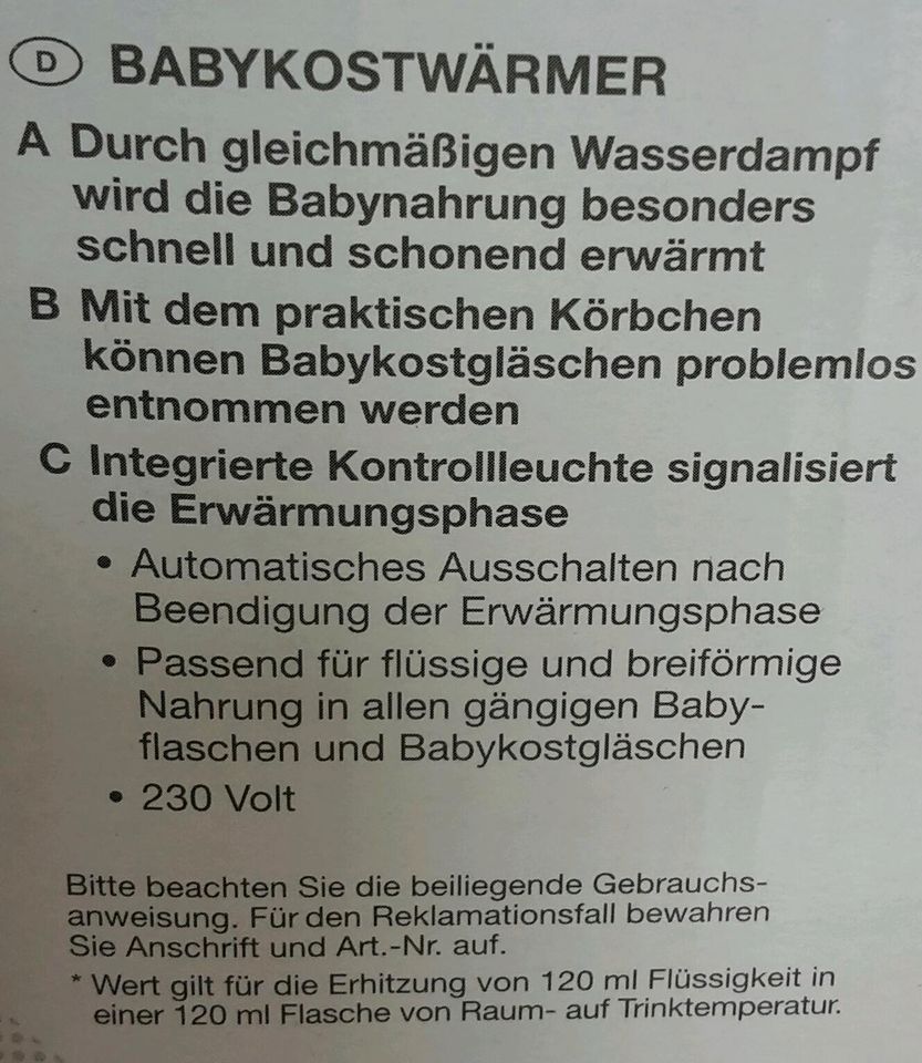 Nuk Babykostwärmer in Rimbach