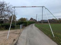 Schlauchbrücke Hoch Straßenkreuzung Übergang B Schlauch Wasser Bayern - Heilsbronn Vorschau