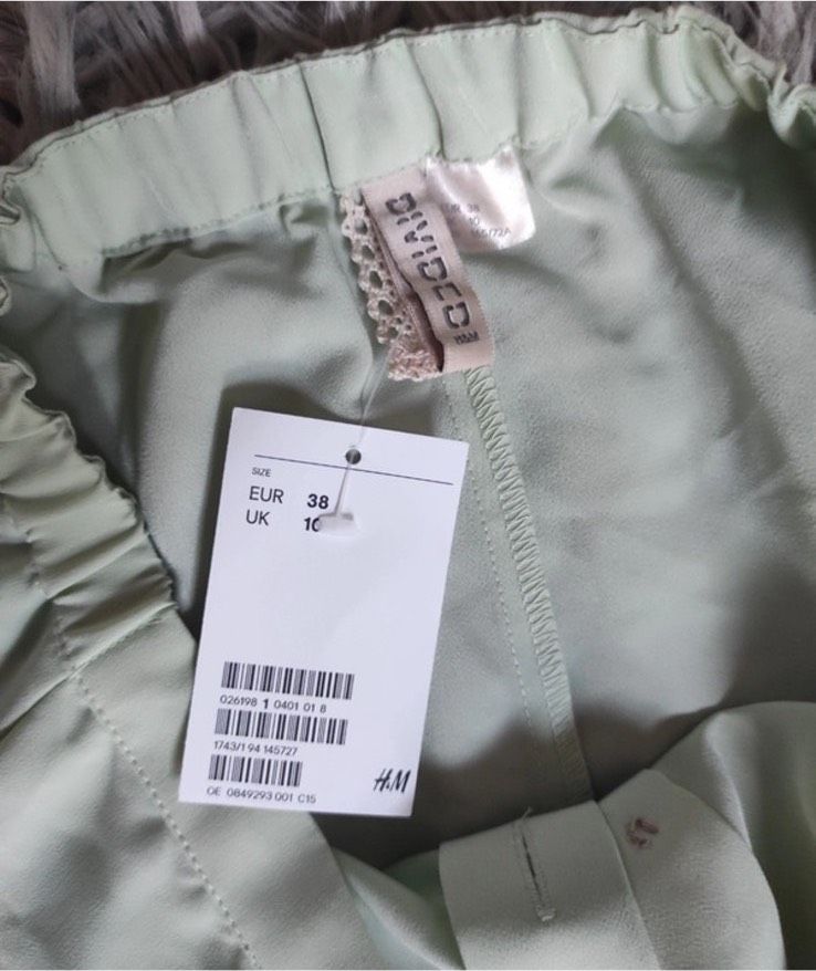 H&M Rock Mintgrün Pastell Knopfleiste 38 M in Bayreuth