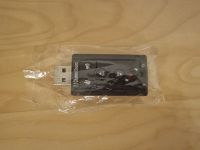 USB Sound Card / Audio Karte (schwarz) USB-A auf 3,5 mm Klinke Neuhausen-Nymphenburg - Neuhausen Vorschau